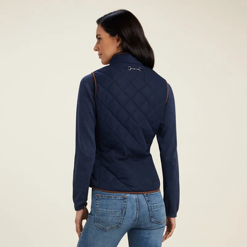 Ariat Country Woodside 2.0 Ladies Quilted Gilet - Navy-2