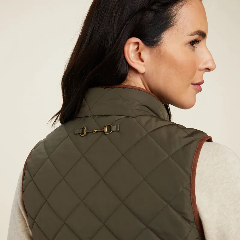 Ariat Country Woodside 2.0 Ladies Quilted Gilet - Earth-3