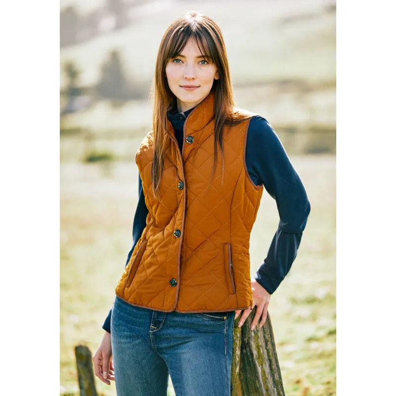 Ariat Country Woodside 2.0 Ladies Quilted Gilet - Chestnut - X-Small-5