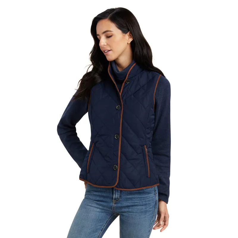 Ariat Country Woodside 2.0 Ladies Quilted Gilet - Navy