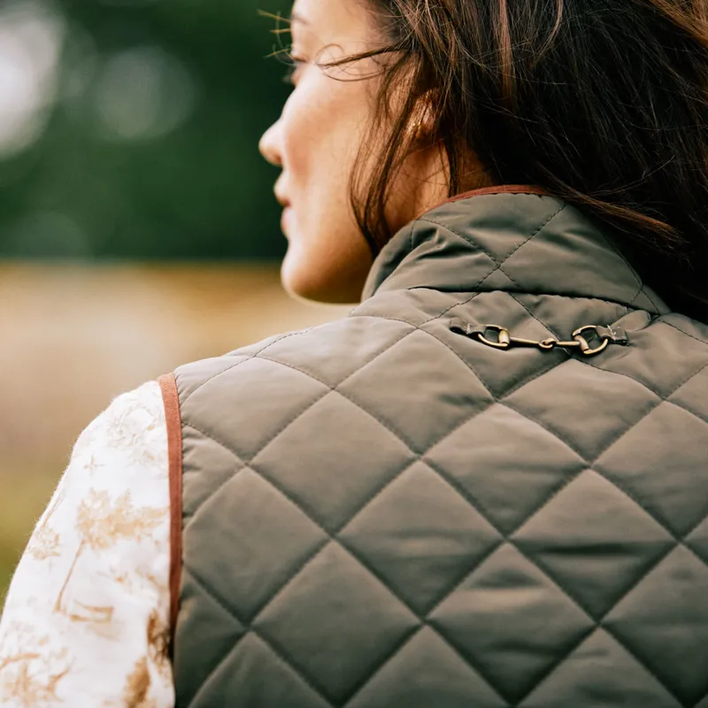 Ariat Country Woodside 2.0 Ladies Quilted Gilet - Earth-8