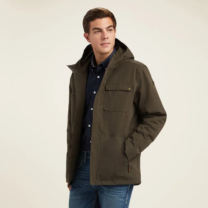 Ariat Argentium Waterproof Mens Parka Earth