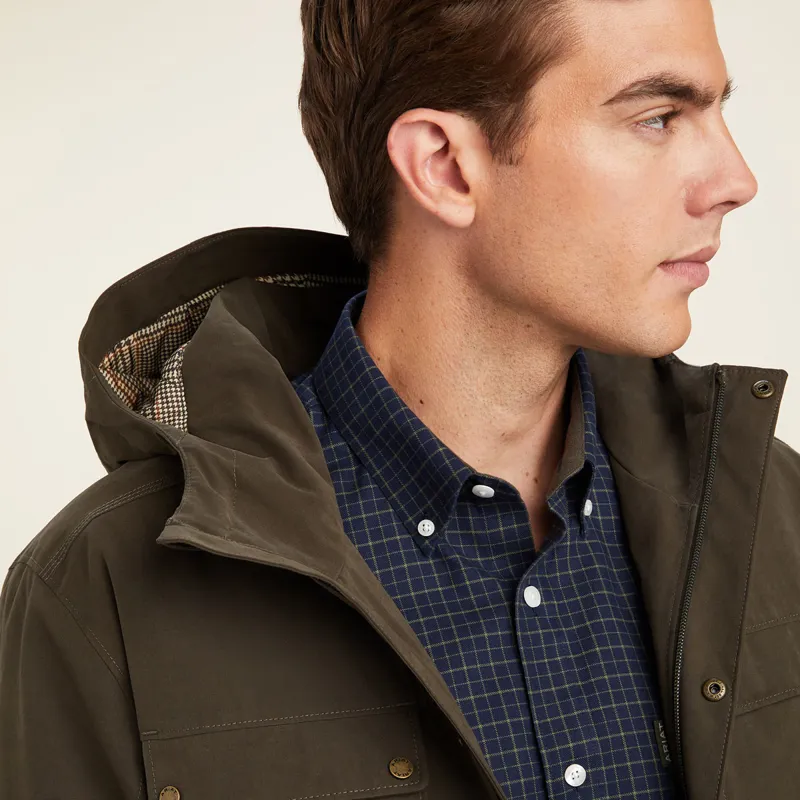 Ariat Argentium Waterproof Mens Parka - Earth-4