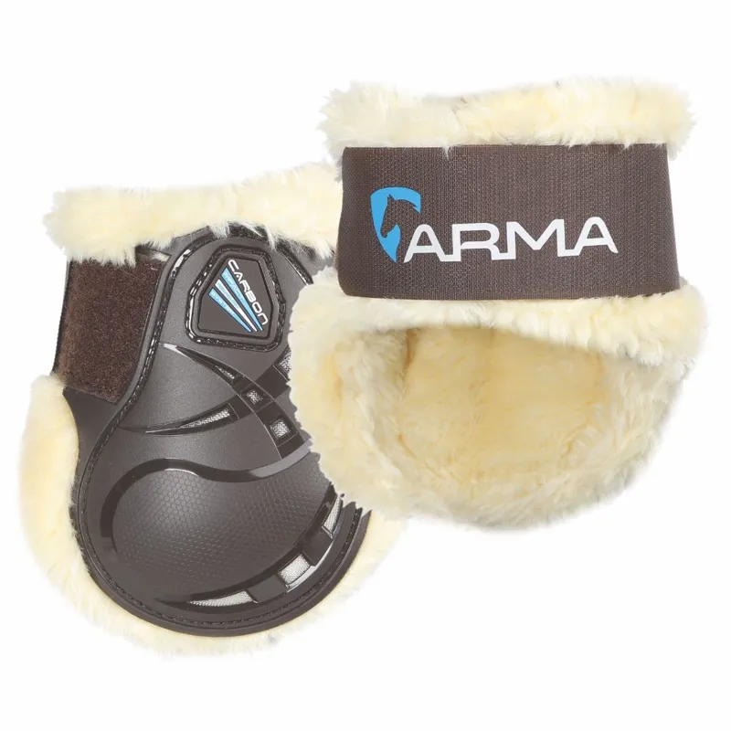 ARMA Carbon SupaFleece Fetlock Boots - Brown