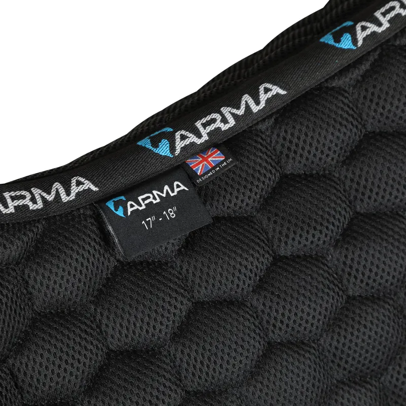 Arma Air Motion Luxe 3D Mesh Saddlecloth - Black-2