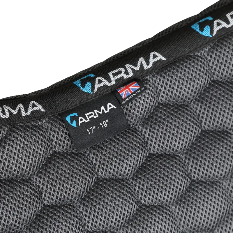 Arma Air Motion Luxe 3D Mesh Saddlecloth - Grey-2