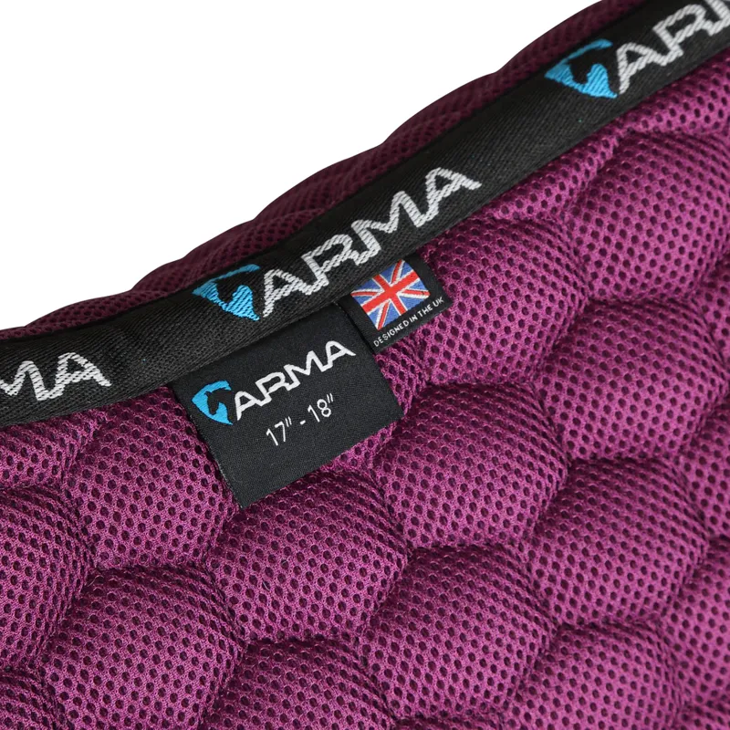 Arma Air Motion Luxe 3D Mesh Saddlecloth - Plum-3