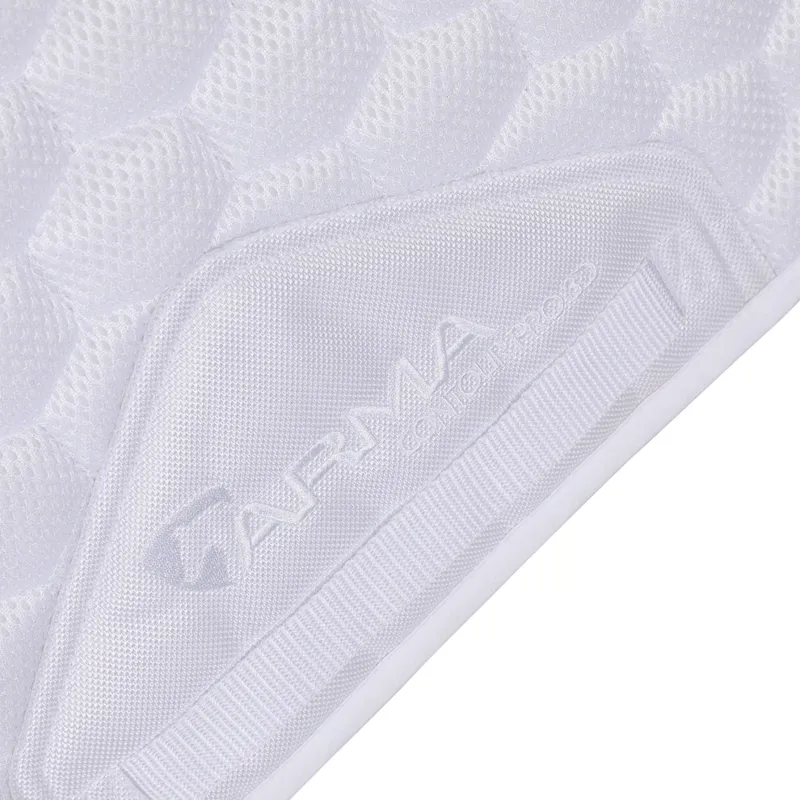 Arma Air Motion Luxe 3D Mesh Saddlecloth - White-1
