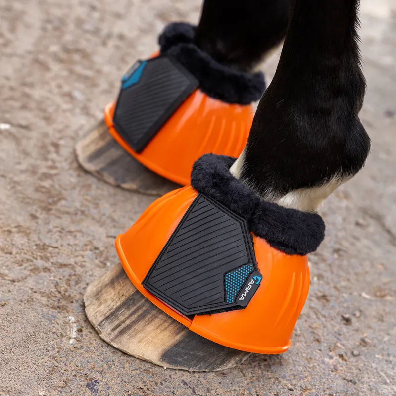 ARMA Comfort Gloss Overreach Boots - Orange-2