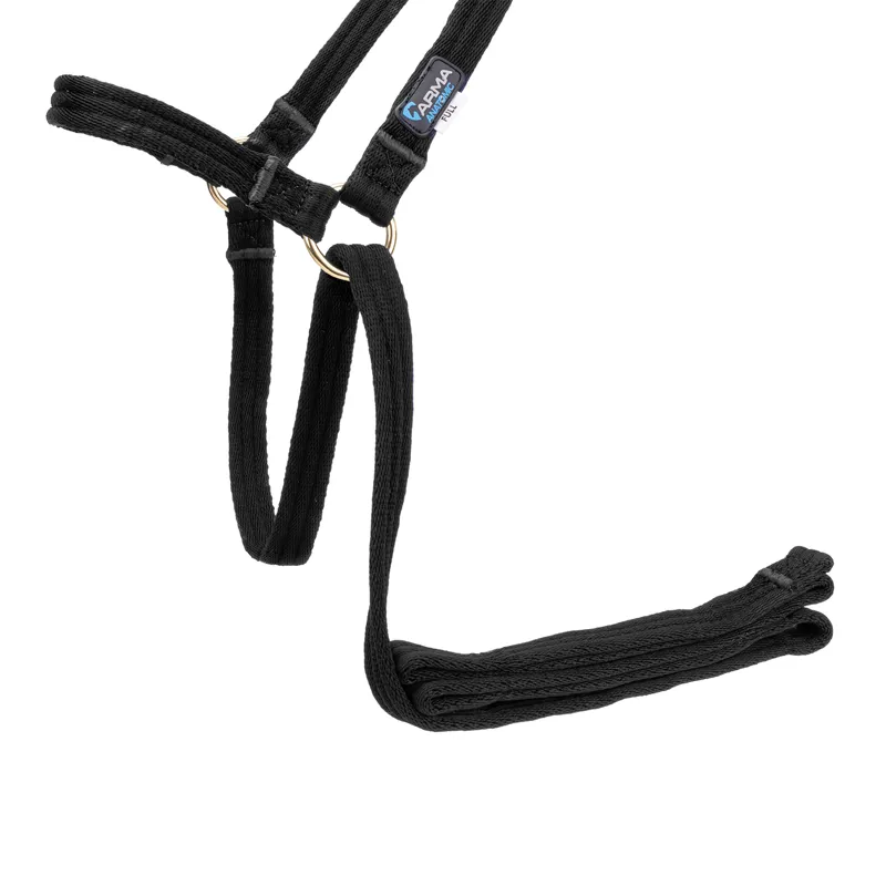 ARMA Cushion Web Headcollar and Leadrope - Black-2
