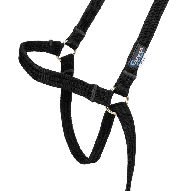 ARMA Cushion Web Headcollar and Leadrope - Black-6