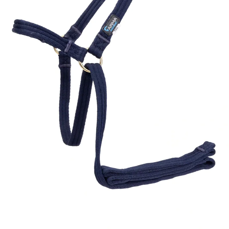 ARMA Cushion Web Headcollar and Leadrope - Navy-2