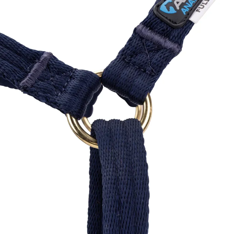 ARMA Cushion Web Headcollar and Leadrope - Navy-5
