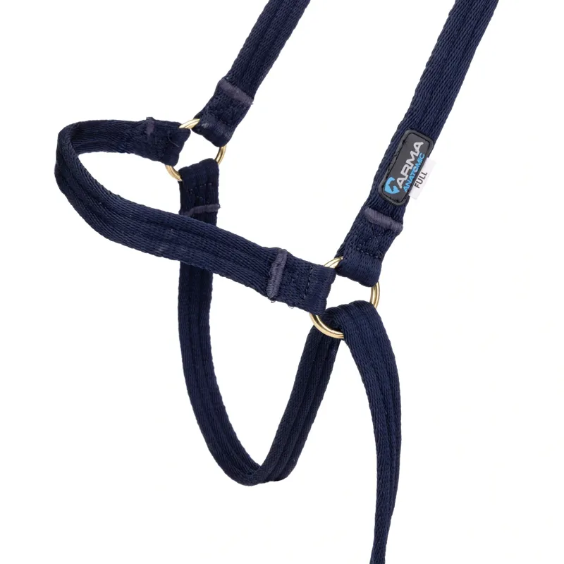 ARMA Cushion Web Headcollar and Leadrope - Navy-6