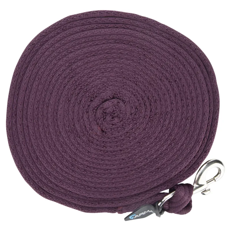 Arma Cushion Web Lunge Line - Black/Cherry-2