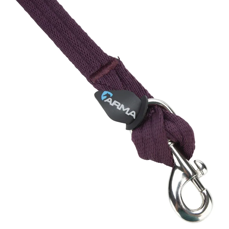 Arma Cushion Web Lunge Line - Black/Cherry-5