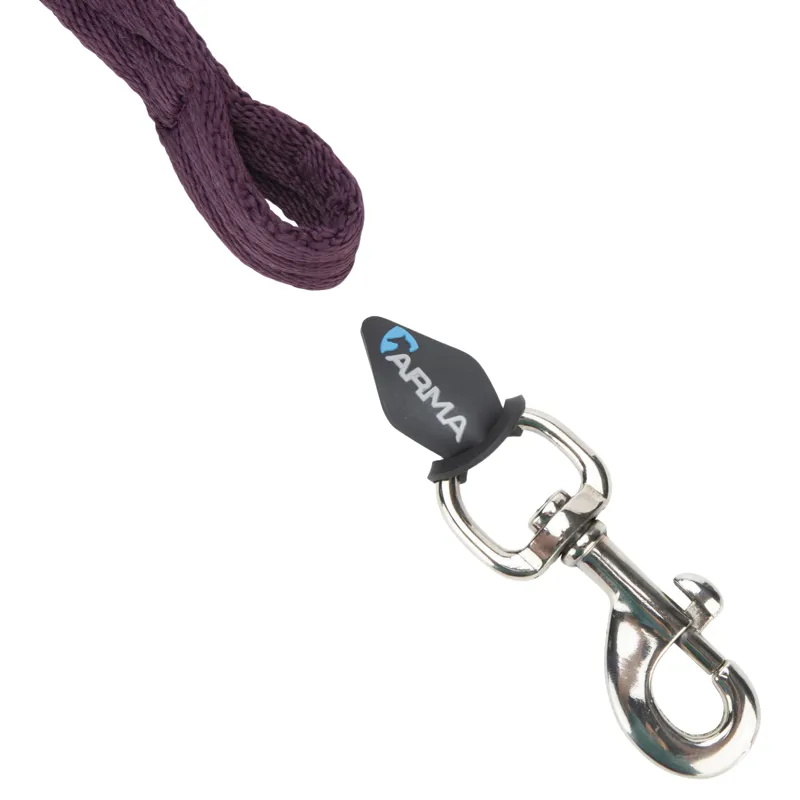 Arma Cushion Web Lunge Line - Black/Cherry-3