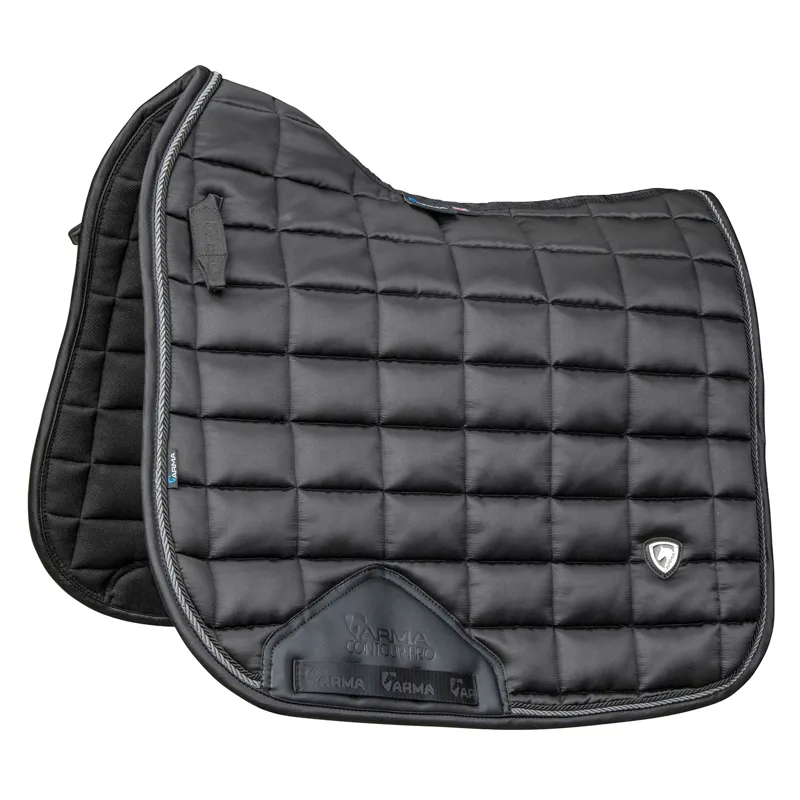 ARMA Eltar Satin Dressage Saddlecloth - Black