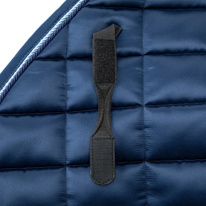Arma Eltar Satin Show Jumping Saddlecloth - Navy-1