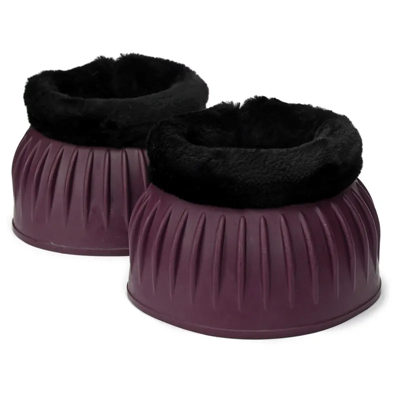 ARMA Fleece Topped Overreach Boots - Black Cherry-3