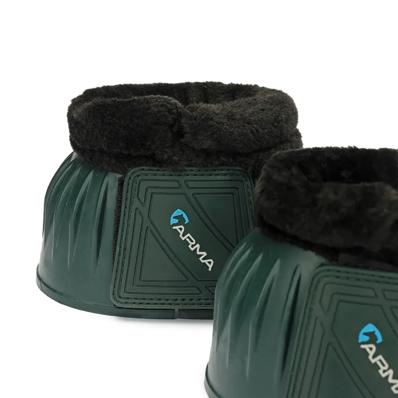 ARMA Fleece Topped Overreach Boots - Green-1