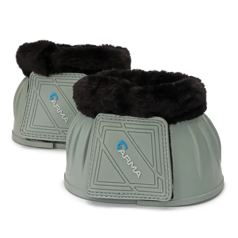 ARMA Fleece Topped Overreach Boots - Grey-1