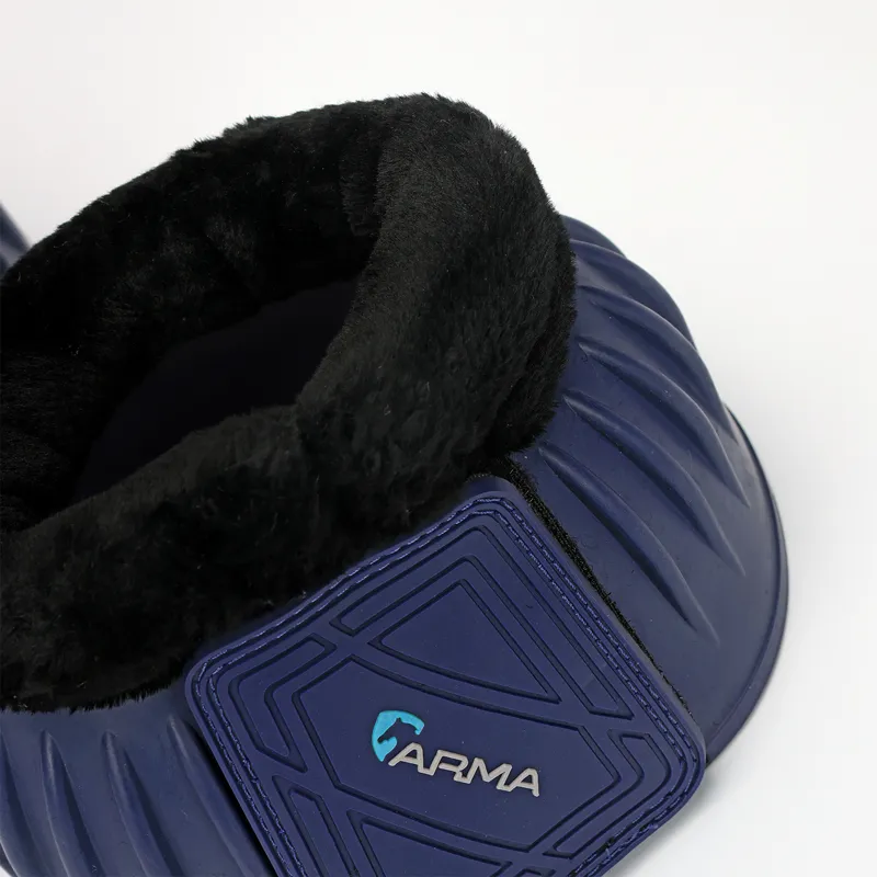 ARMA Fleece Topped Overreach Boots - Navy-3