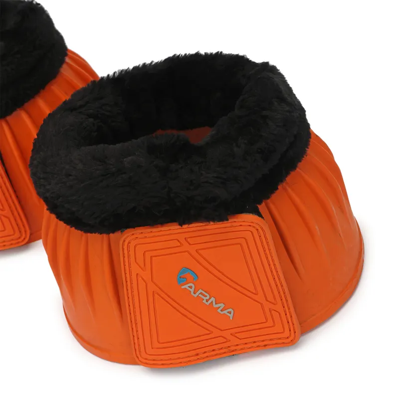 ARMA Fleece Topped Overreach Boots - Orange-2