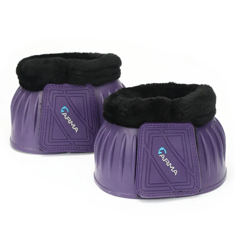 ARMA Fleece Topped Overreach Boots - Purple