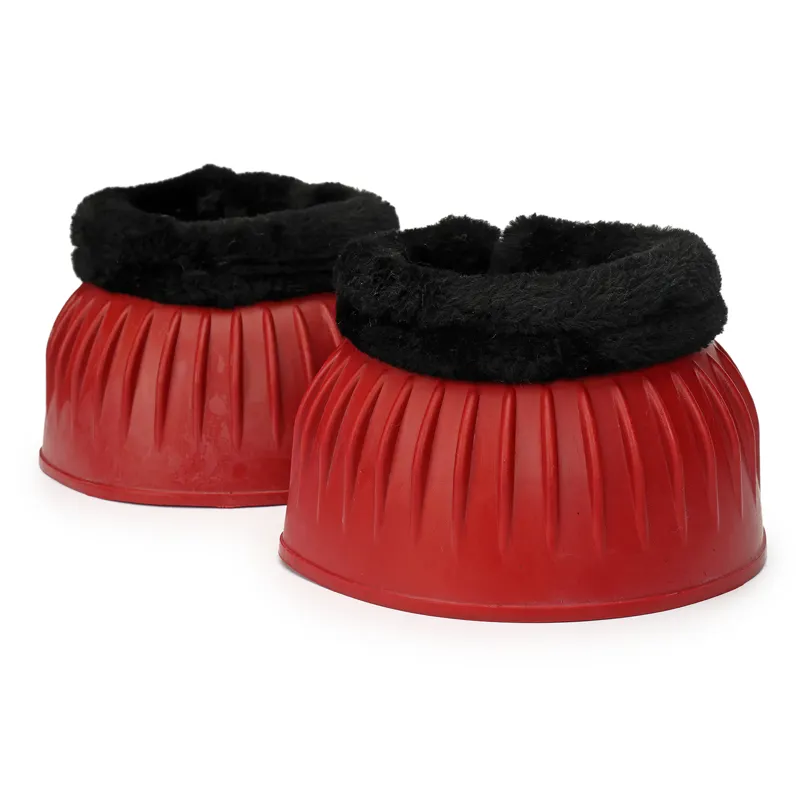 ARMA Fleece Topped Overreach Boots - Red-3