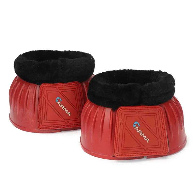 ARMA Fleece Topped Overreach Boots - Red