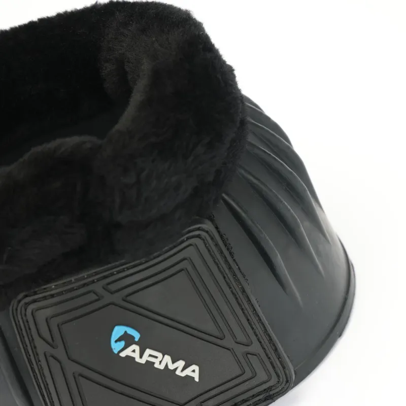 ARMA Fleece Topped Overreach Boots - Black-3