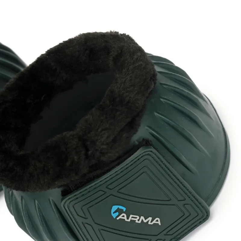 ARMA Fleece Topped Overreach Boots - Green-3