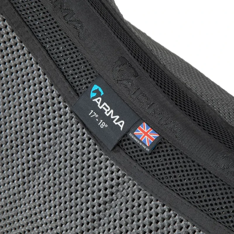 ARMA Soft Grip Jump Saddlecloth - Black-7