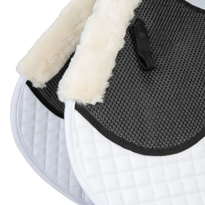 ARMA Soft Grip Jump Saddlecloth - White-4