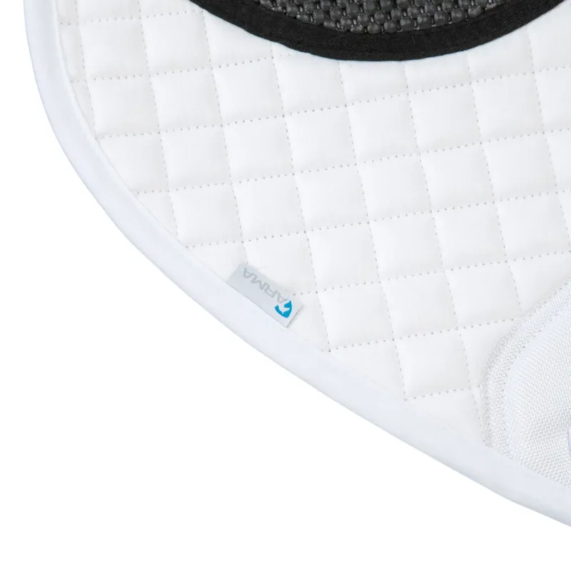 ARMA Soft Grip Jump Saddlecloth - White-5