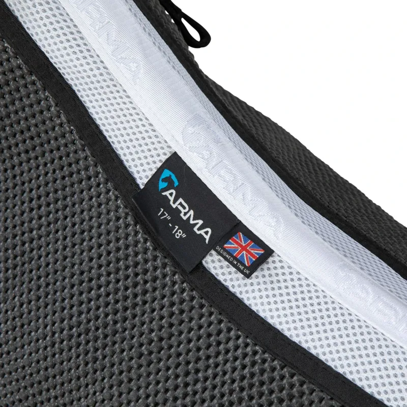 ARMA Soft Grip Jump Saddlecloth - White-7