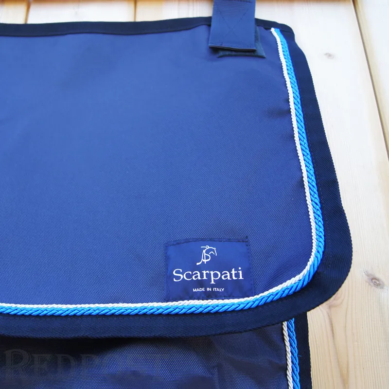 Anna Scarpati Ulrick Stable Drape - Navy/Royal Blue/Silver-1