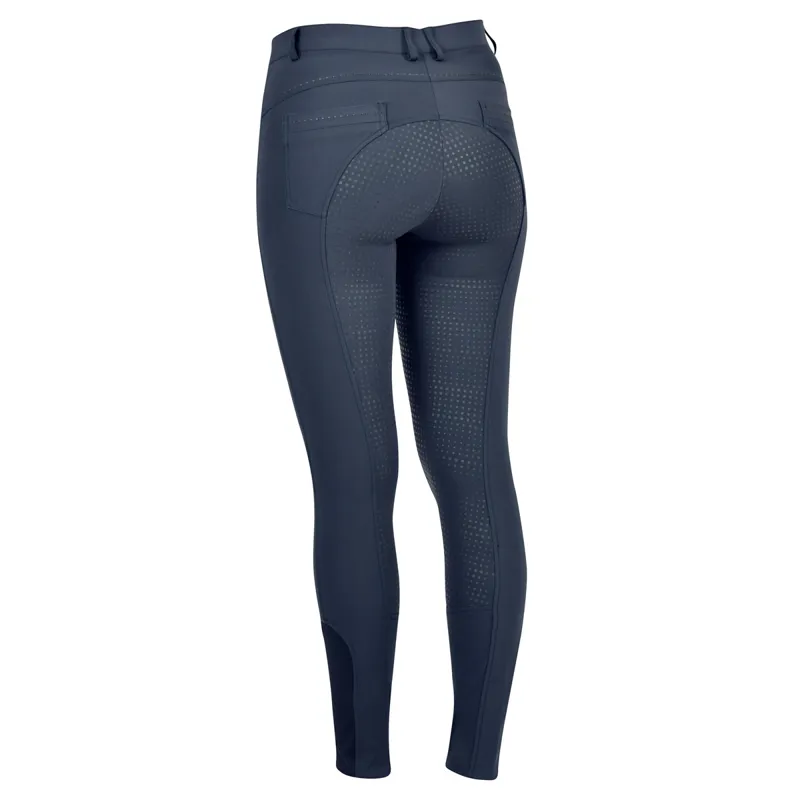 Dublin Shelby Full Grip Ladies Breeches - Ink Navy-1