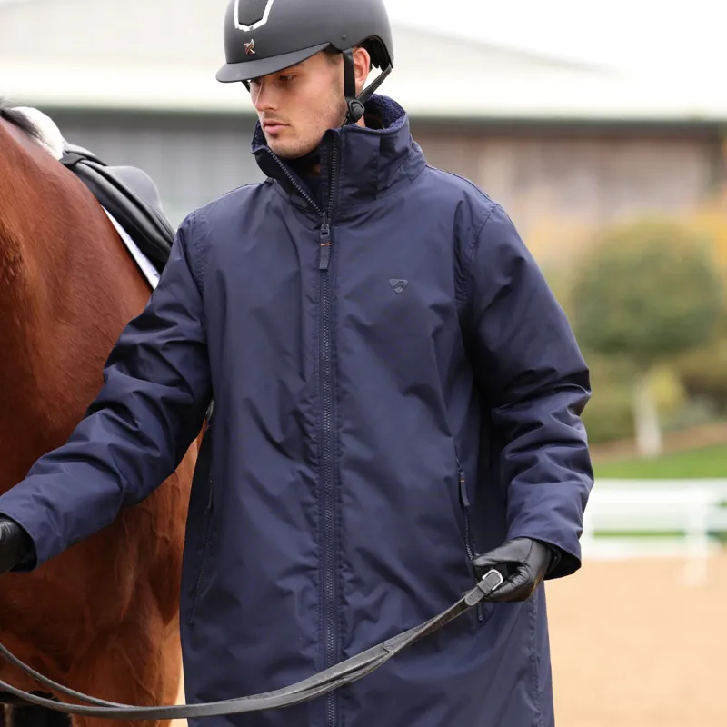 Aubrion All Weather Unisex Waterproof Robe - Navy-3