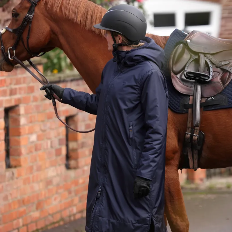 Aubrion All Weather Unisex Waterproof Robe - Navy-2