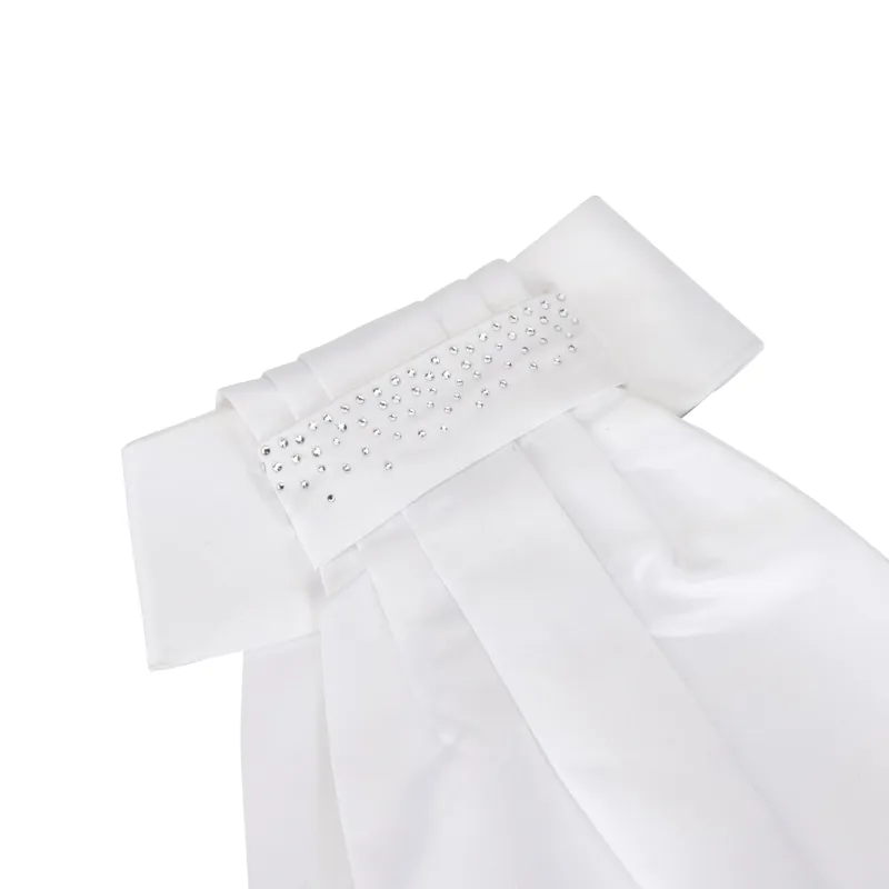 Aubrion Berrington Ready Tied Show Stock - White-1