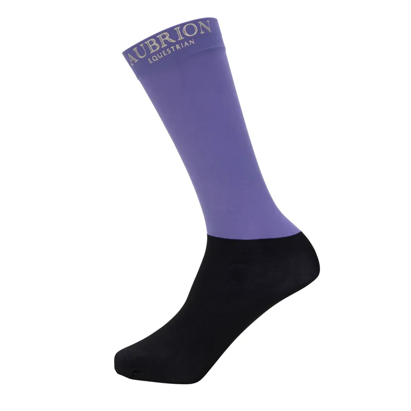 Aubrion Equestrian Junior Tall Riding Socks - Heather