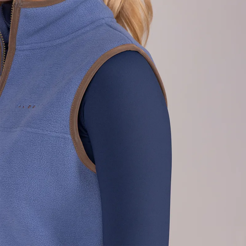 Aubrion Core Ladies Fleece Gilet - Blue-4