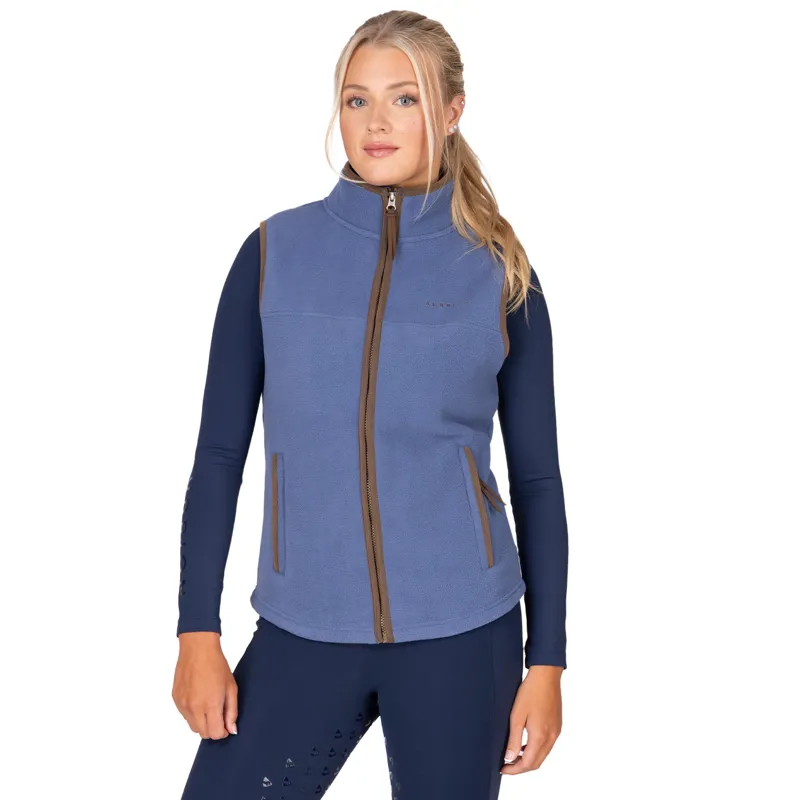 Aubrion Core Ladies Fleece Gilet - Blue
