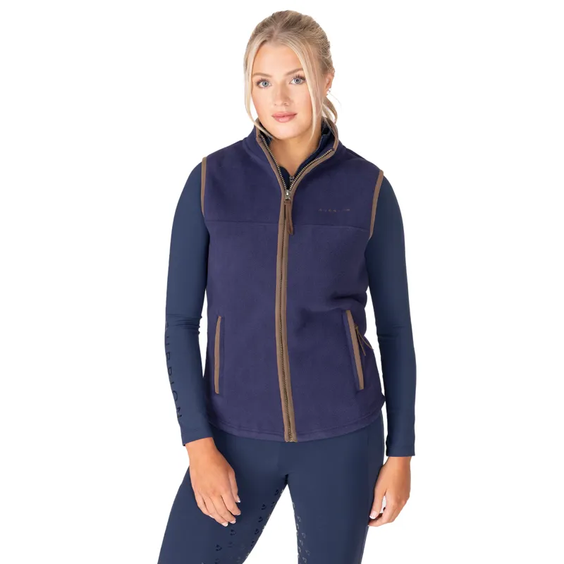 Aubrion Core Ladies Fleece Gilet - Navy