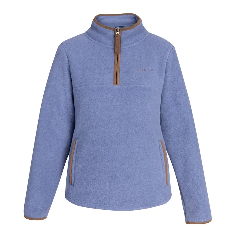 Aubrion Core Ladies Half Zip Fleece - Blue-7