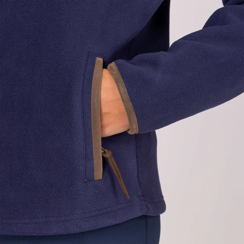 Aubrion Core Ladies Half Zip Fleece - Navy-7