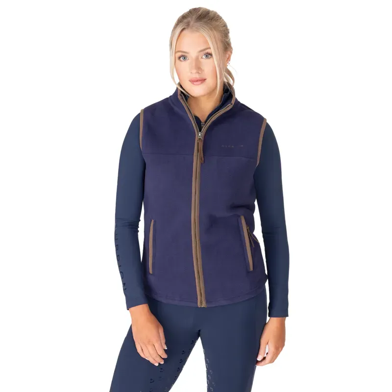 Aubrion Core Womens Fleece Gilet - Navy-1