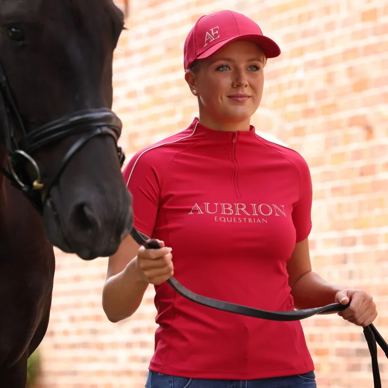 Aubrion Equestrian Baseball Cap - Dewberry-8